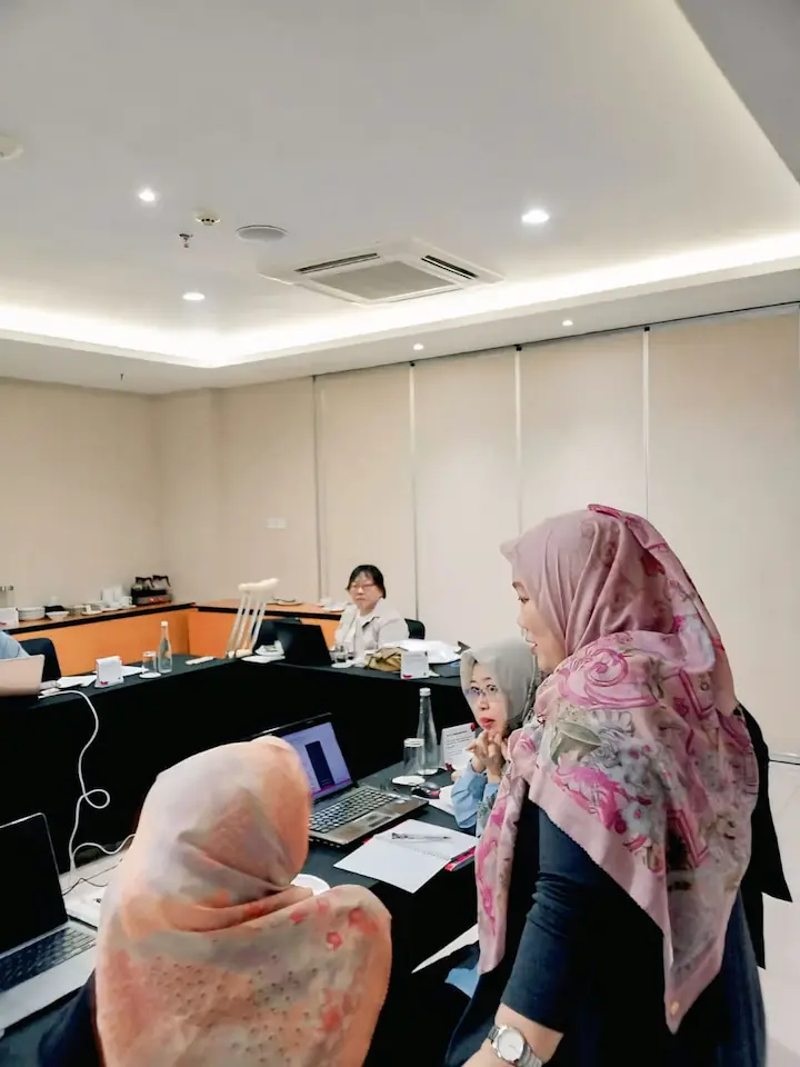 Coaching and mentoring session